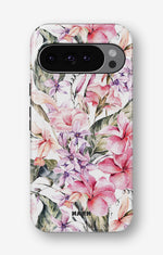 Google Pixel 10 Pro XL Tough Case – Watercolor Flowers - View 1