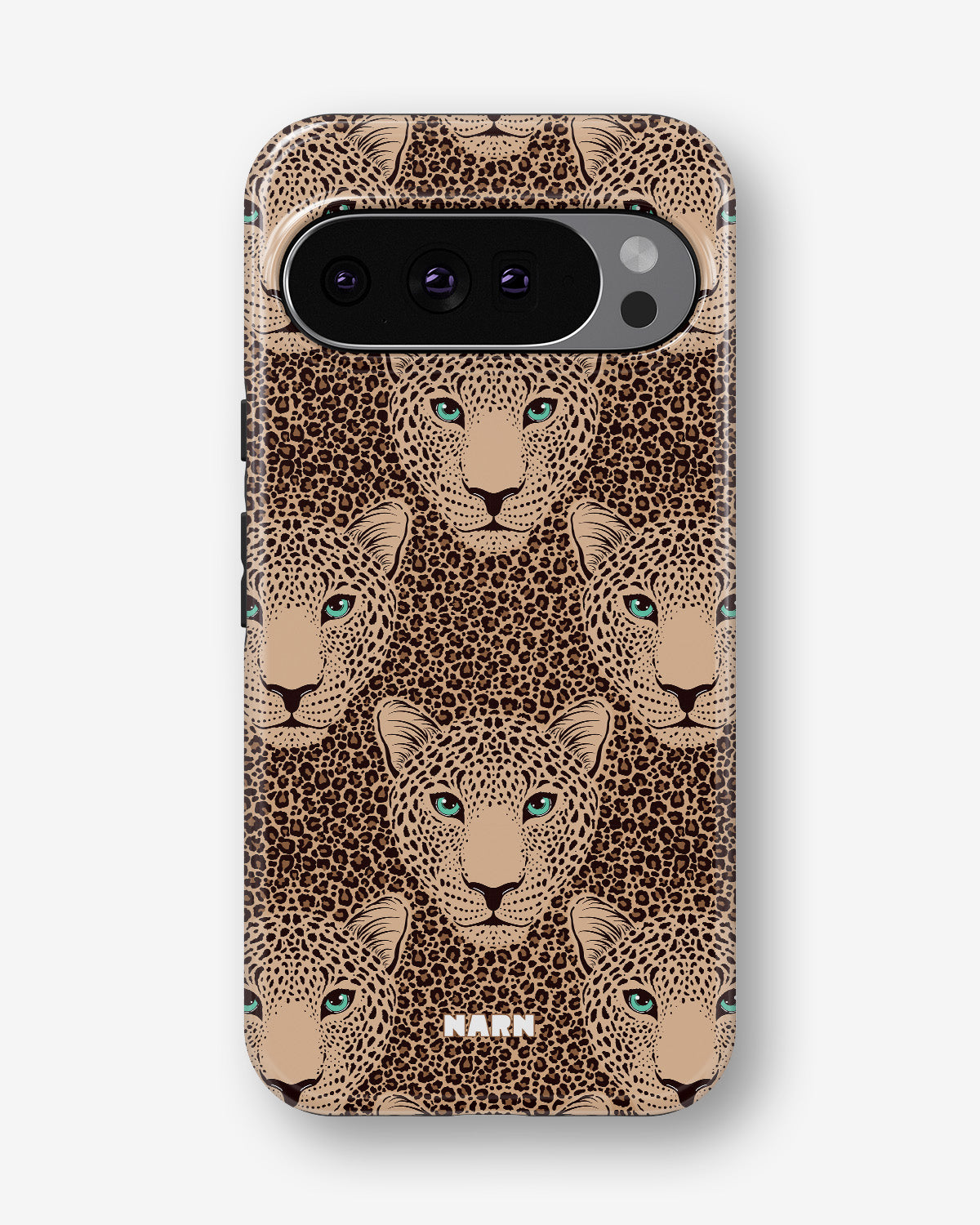 Google Pixel 10 Pro XL Tough Case – Leopard Gaze - View 1