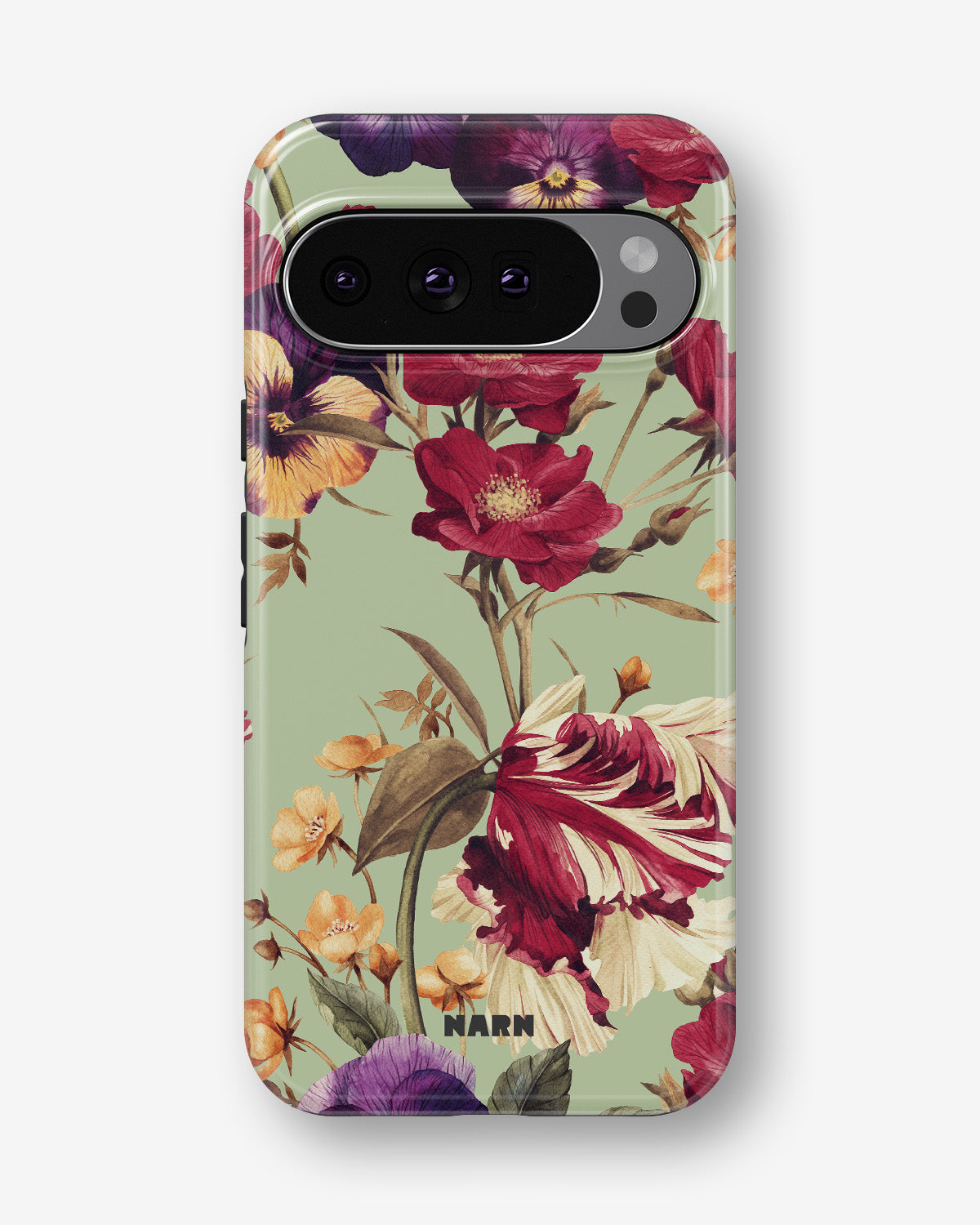 Google Pixel 10 Pro XL Tough Case – Pansy Pansy - View 1