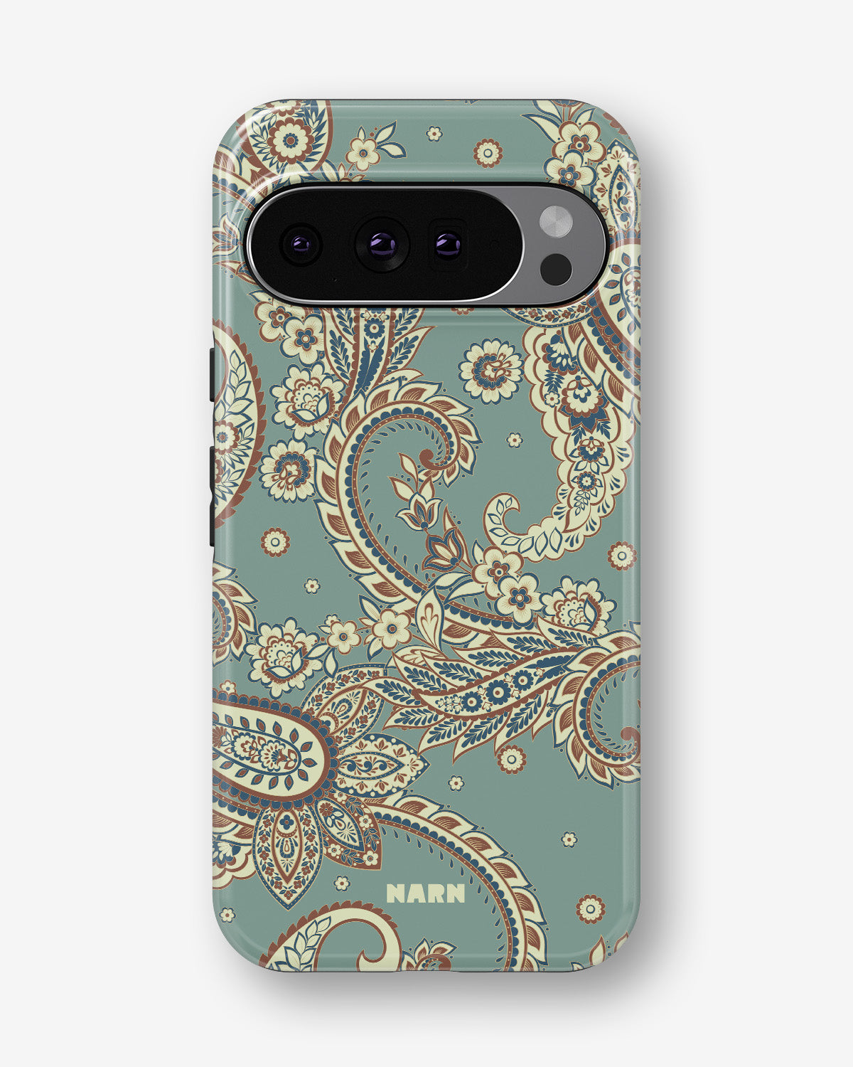 Google Pixel 10 Pro XL Tough Case – Paisley Green - View 1