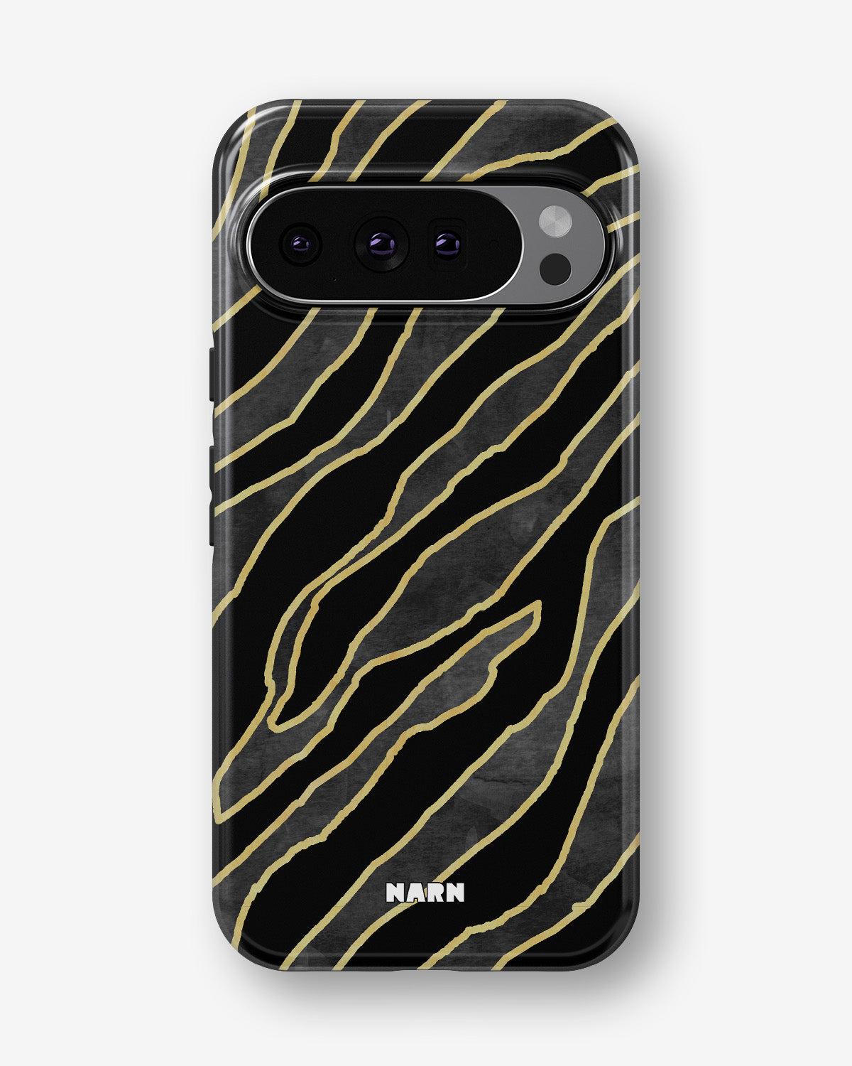 Google Pixel 10 Pro XL Tough Case – Golden Zebra - View 1