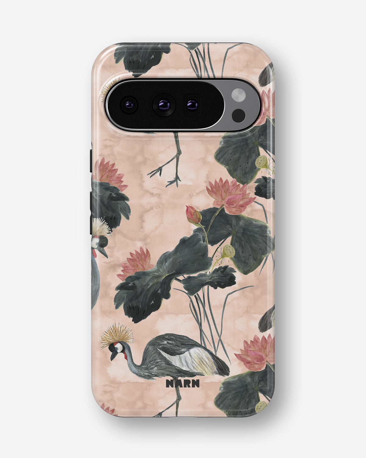 Google Pixel 10 Pro XL Tough Case – Crowned Bird - View 1