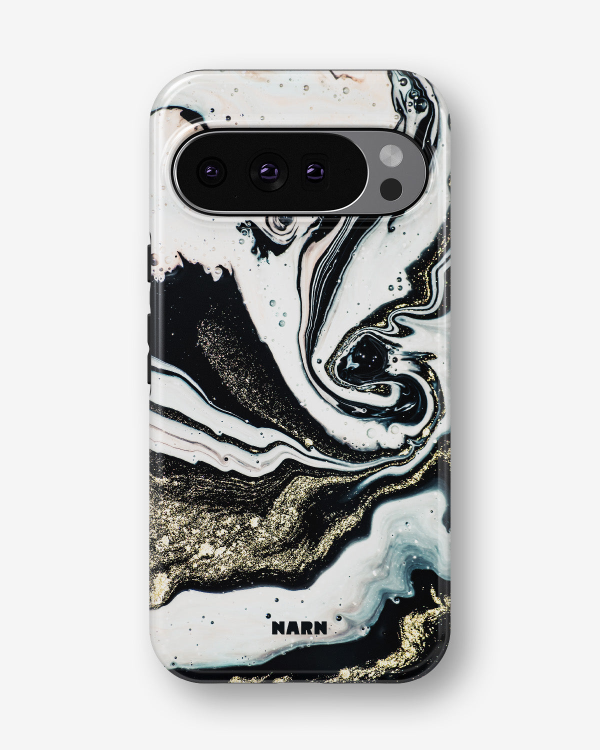 Google Pixel 10 Pro XL Tough Case – Golden Swirl - View 1