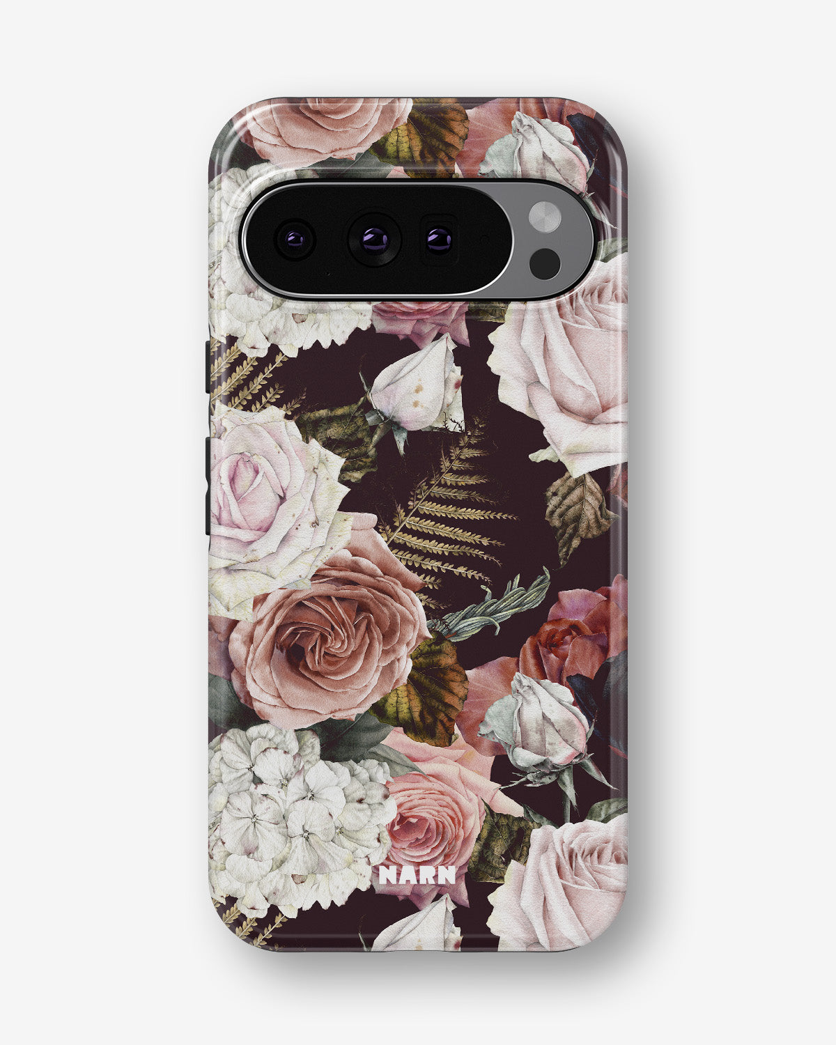 Google Pixel 10 Pro XL Tough Case – Midnight Roses - View 1