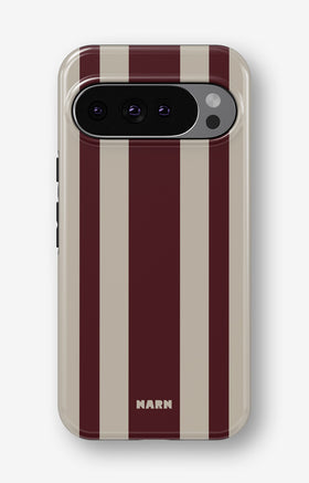 Google Pixel 10 Pro XL Tough Case – Bordeaux Stripe - View 1