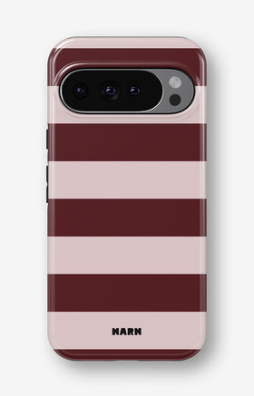 Google Pixel 10 Pro XL Tough Case – Cranberry Stripe - View 1