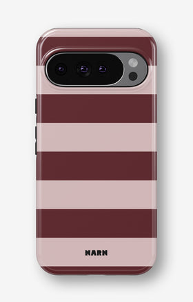 Google Pixel 10 Pro XL Tough Case – Cranberry Stripe - View 1
