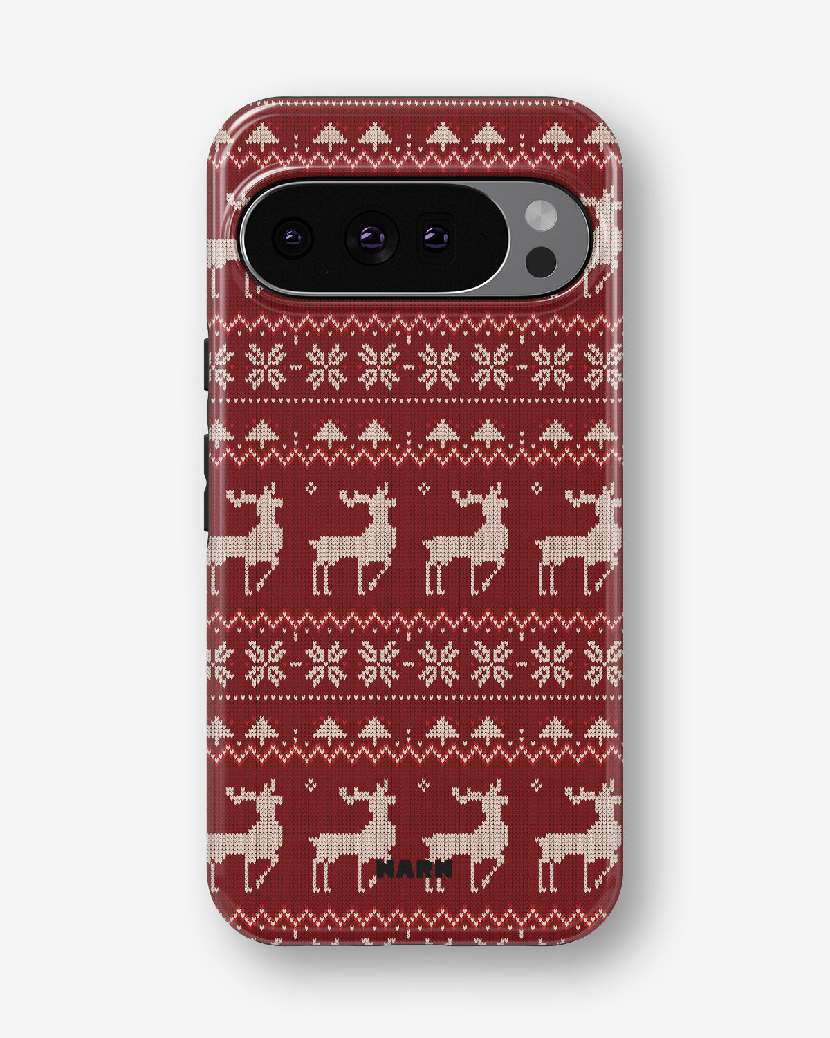 Google Pixel 10 Pro XL Tough Case – Reindeer Knit - View 1