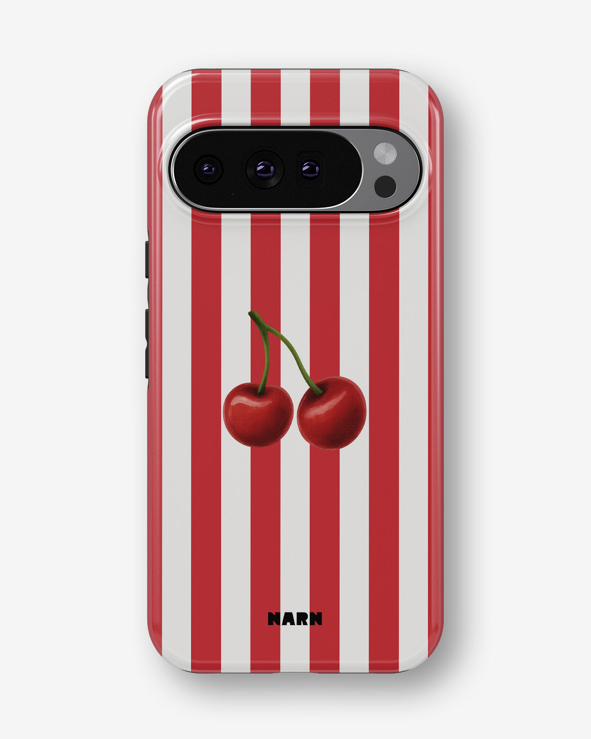 Google Pixel 10 Pro XL Tough Case – Cherry Stripes - View 1