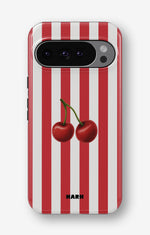 Google Pixel 10 Pro XL Tough Case – Cherry Stripes - View 1