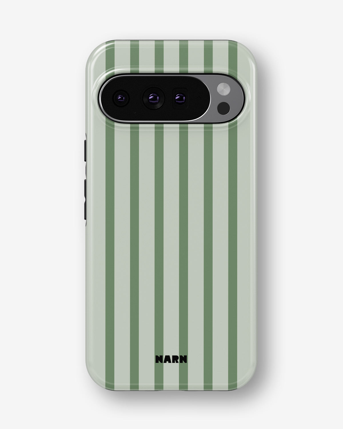 Google Pixel 10 Pro XL Tough Case – Sage Stripes - View 1