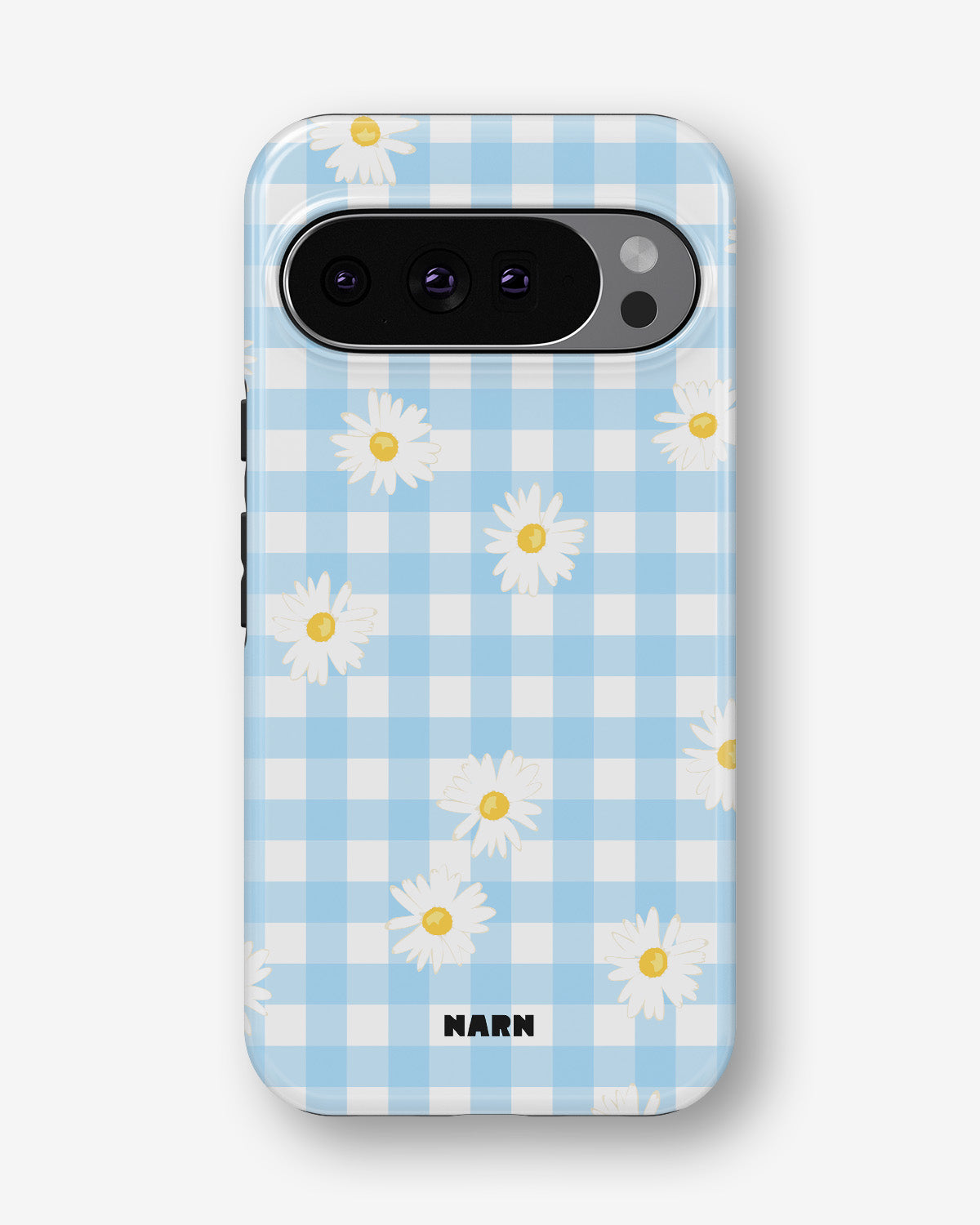 Google Pixel 10 Pro XL Tough Case – Blue Daisies - View 1