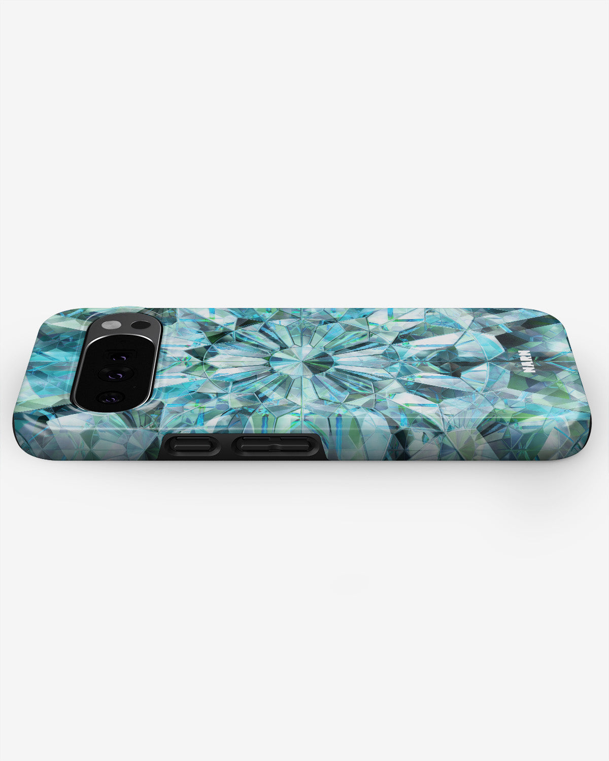 Google Pixel 10 Pro XL Tough Case – Green Crystals - View 2