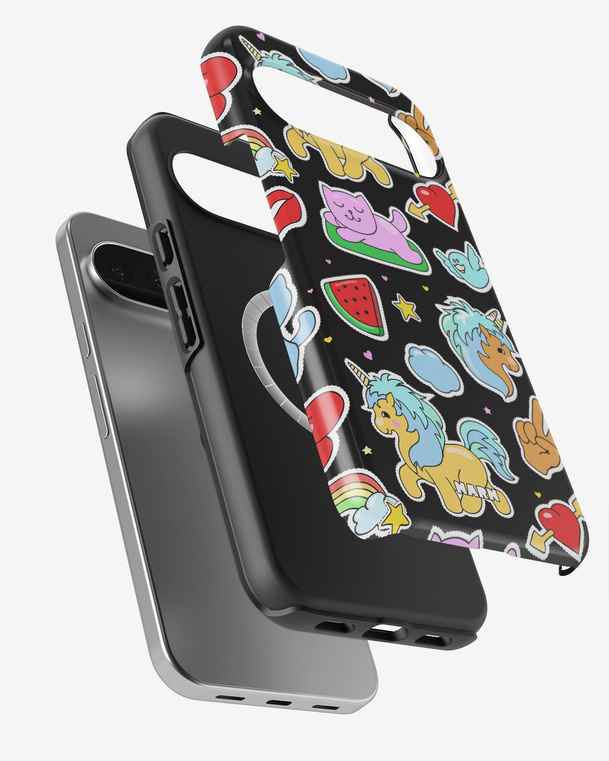 Google Pixel 10 Pro XL Tough Case – Cute Stickers - View 2