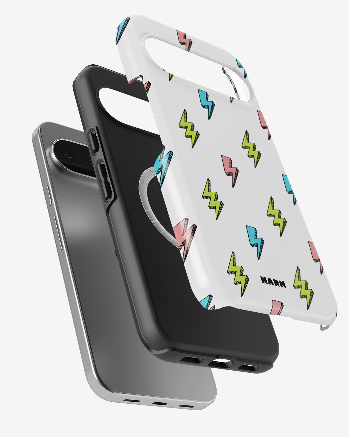Google Pixel 10 Pro XL Tough Case – Lightning Bolts - View 2