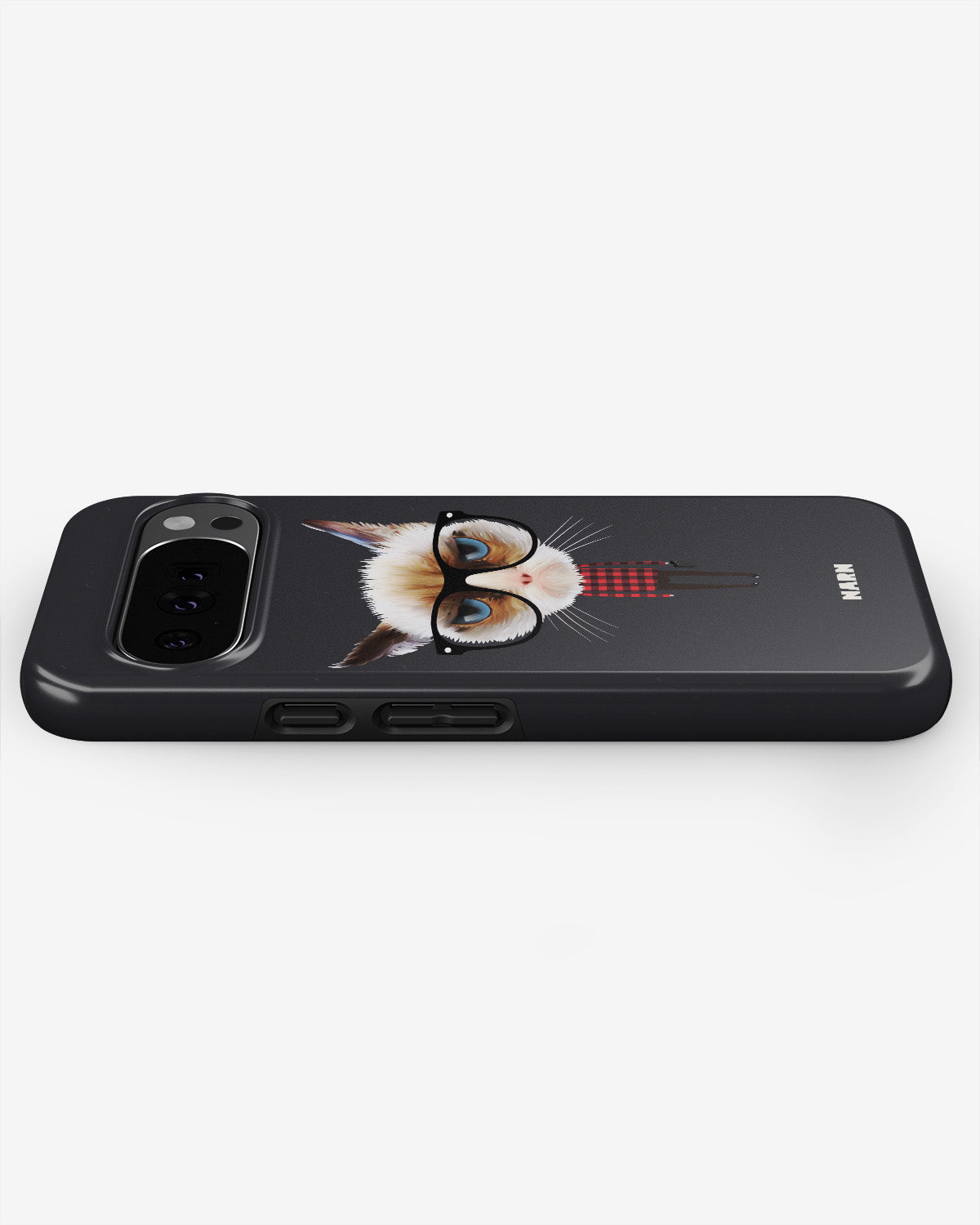 Google Pixel 10 Pro XL Tough Case – Hipster Cat - View 2