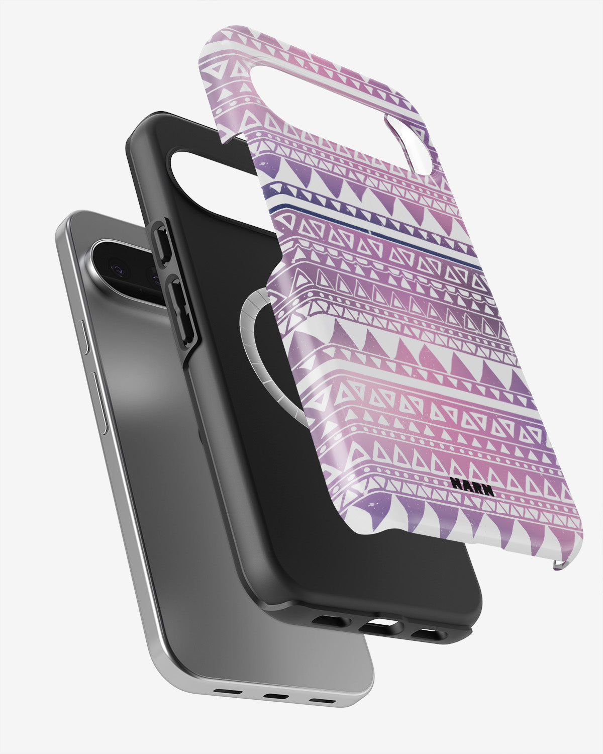 Google Pixel 10 Pro XL Tough Case – Purple Aztec - View 2