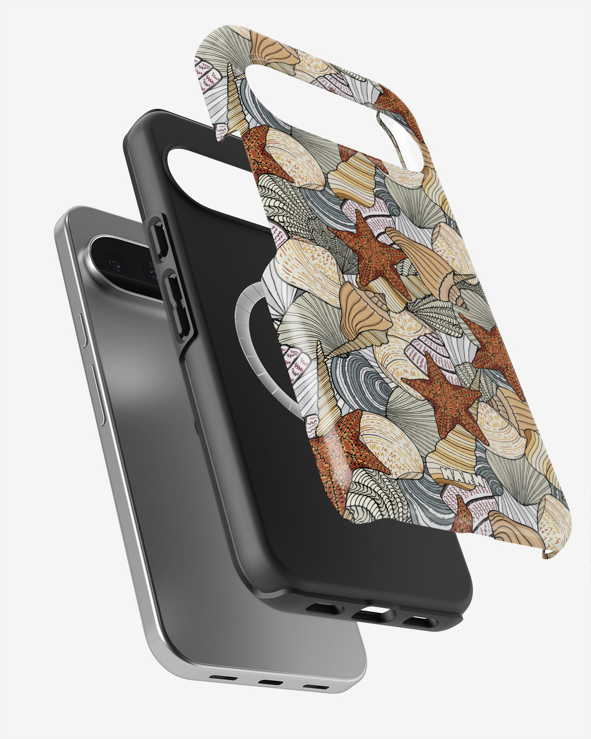 Google Pixel 10 Pro XL Tough Case – Sea Shells - View 2