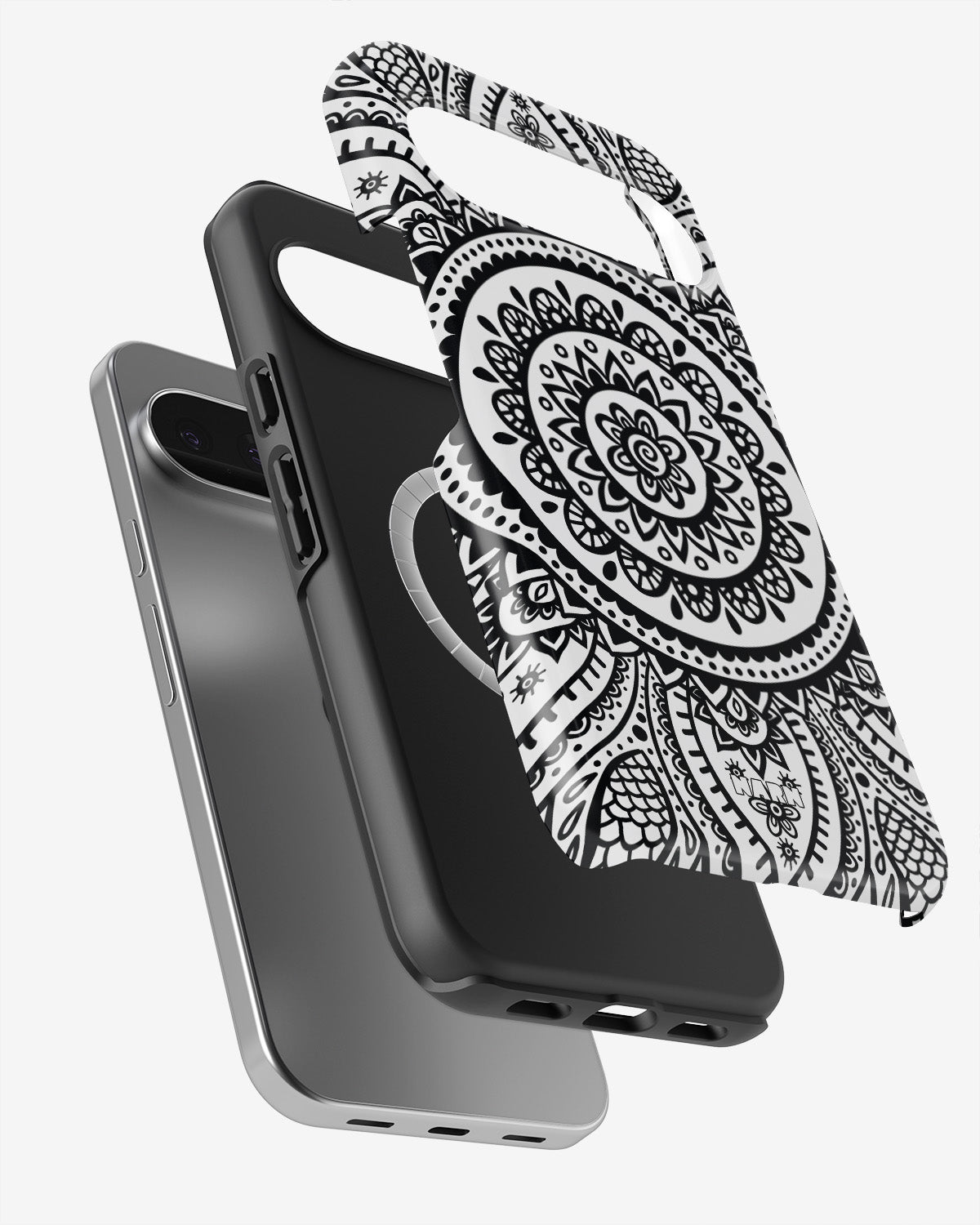 Google Pixel 10 Pro XL Tough Case – Henna Mandala - View 2