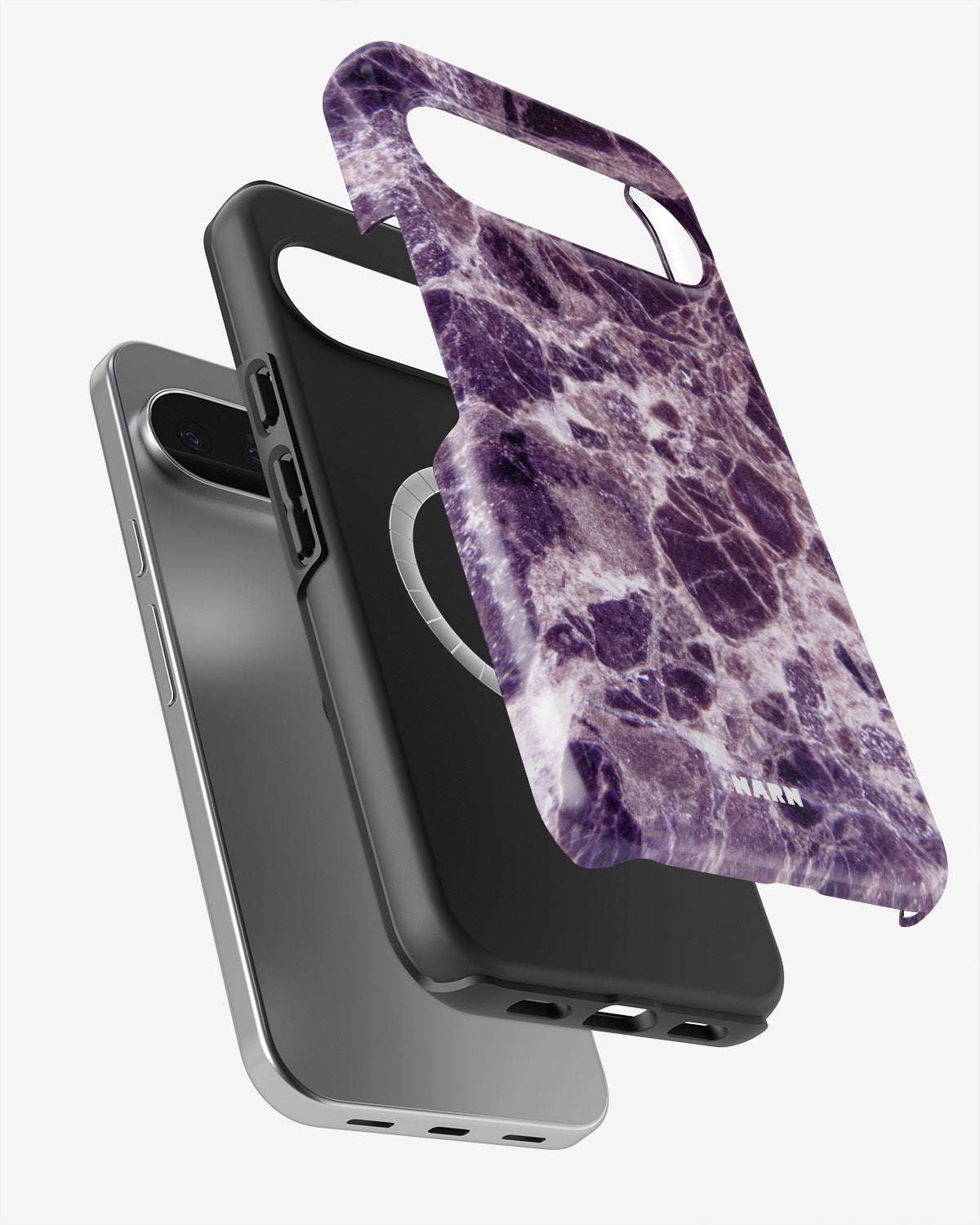 Google Pixel 10 Pro XL Tough Case – Purple Marble - View 2
