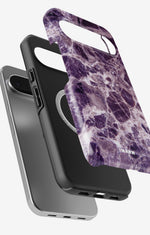 Google Pixel 10 Pro XL Tough Case – Purple Marble - View 2