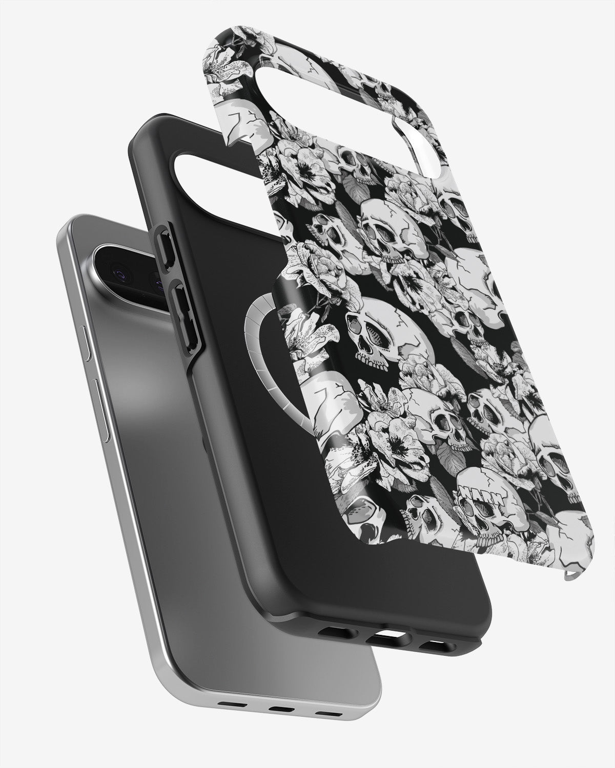 Google Pixel 10 Pro XL Tough Case – Skull Garden - View 2