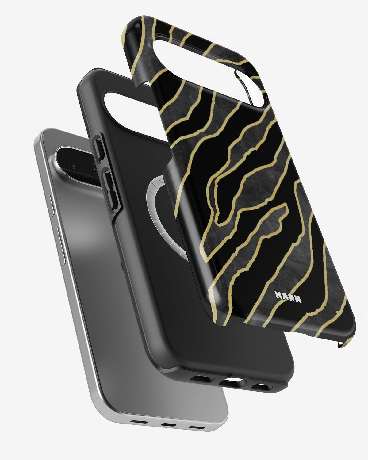 Google Pixel 10 Pro XL Tough Case – Golden Zebra - View 2