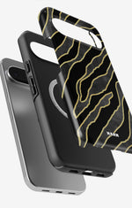 Google Pixel 10 Pro XL Tough Case – Golden Zebra - View 2