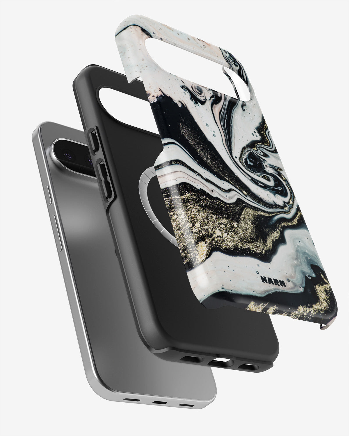 Google Pixel 10 Pro XL Tough Case – Golden Swirl - View 2