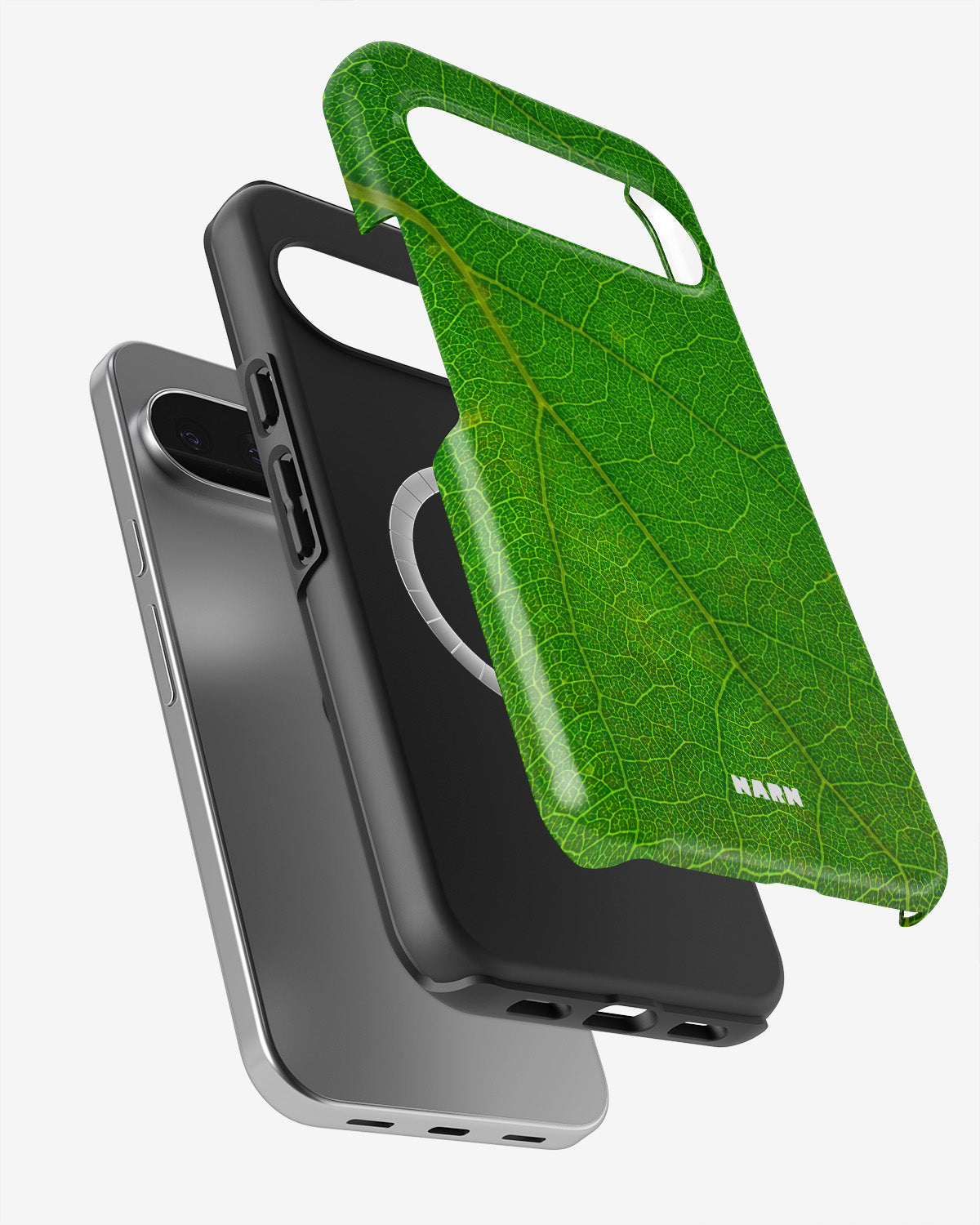 Google Pixel 10 Pro XL Tough Case – Green Leafy - View 2