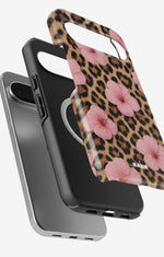 Google Pixel 10 Pro XL Tough Case – Leopard Flower - View 2