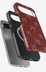 Google Pixel 10 Pro XL Tough Case – Cherry Bows - View 2