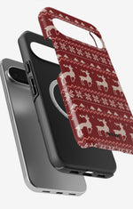 Google Pixel 10 Pro XL Tough Case – Reindeer Knit - View 2