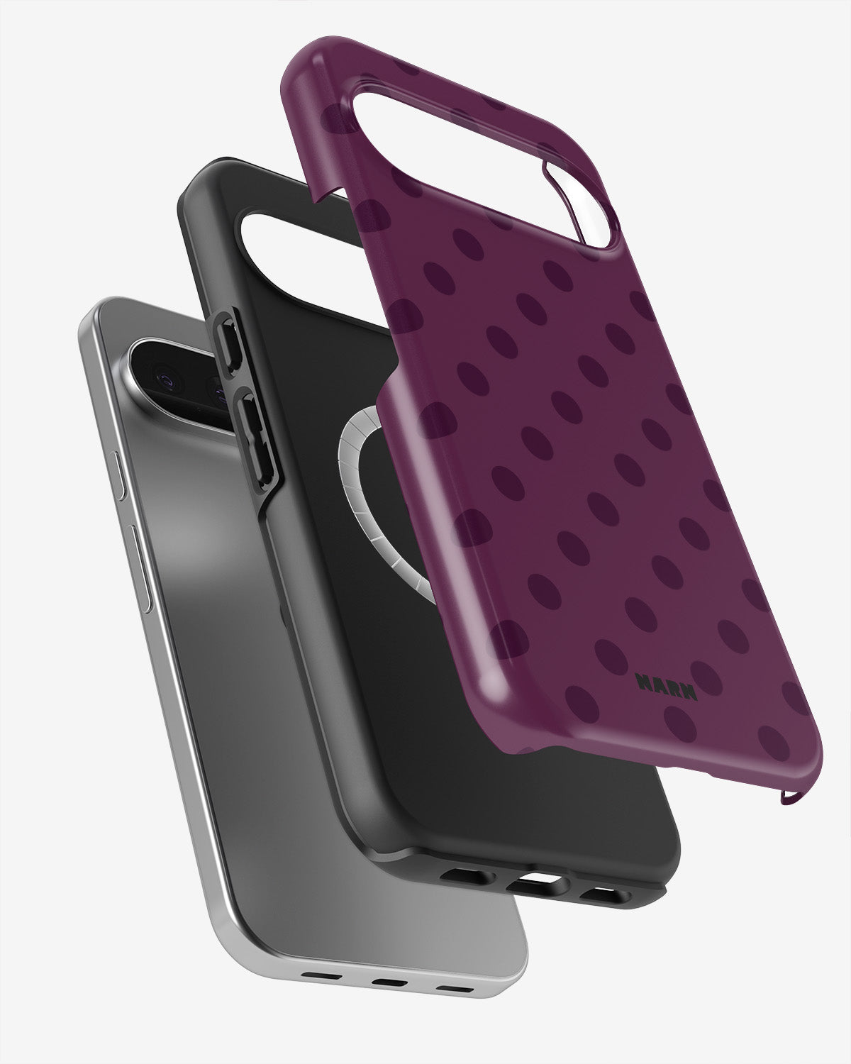 Google Pixel 10 Pro XL Tough Case – Plum - View 2