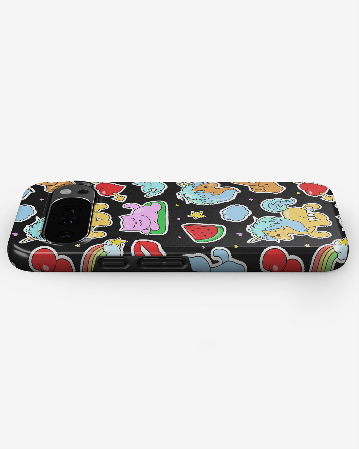 Google Pixel 10 Pro XL Tough Case – Cute Stickers - View 3