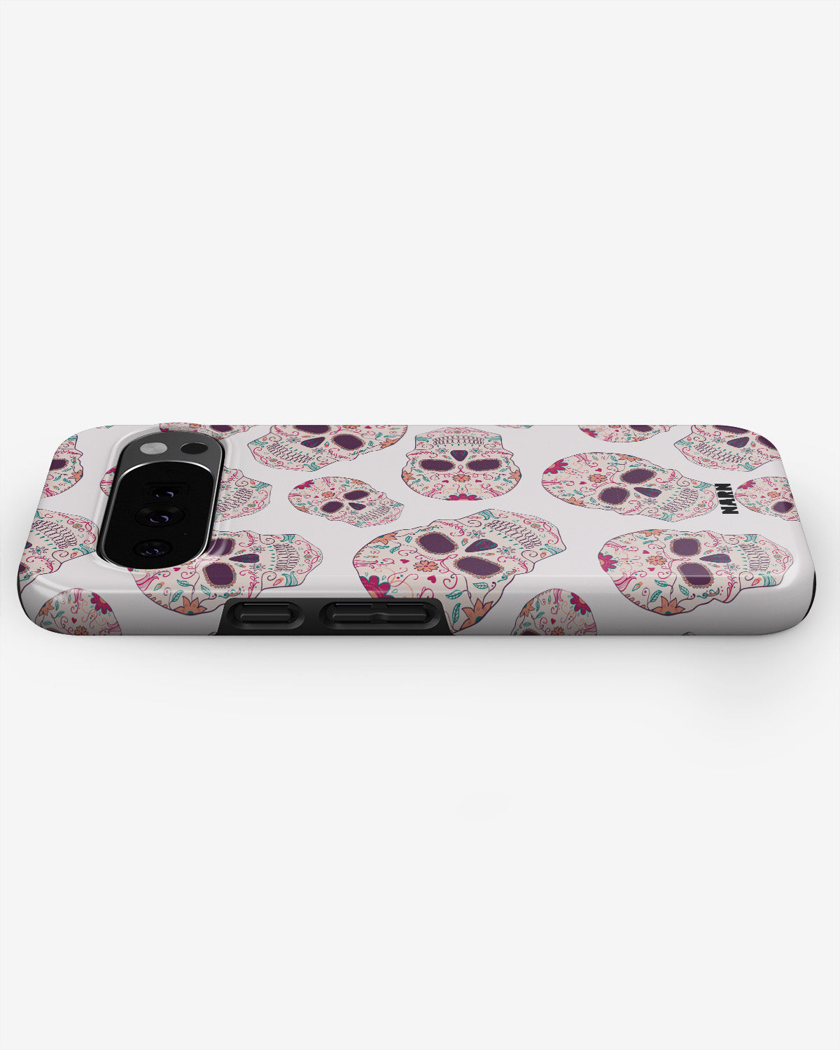Google Pixel 10 Pro XL Tough Case – Calavera Skulls - View 3