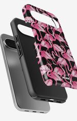 Google Pixel 10 Pro XL Tough Case – Flamingos - View 3