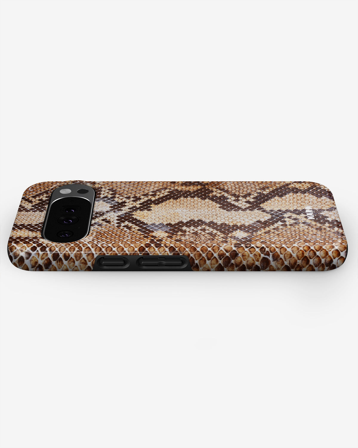 Google Pixel 10 Pro XL Tough Case – Brown Snakeskin - View 3