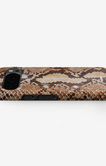 Google Pixel 10 Pro XL Tough Case – Brown Snakeskin - View 3