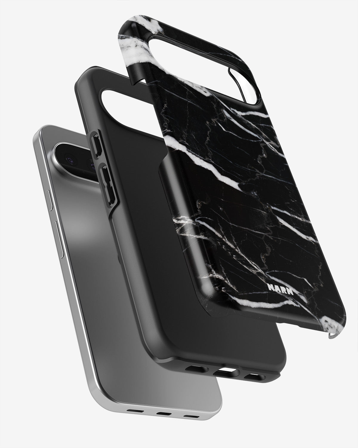 Google Pixel 10 Pro XL Tough Case – Black Marble - View 3