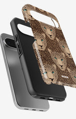 Google Pixel 10 Pro XL Tough Case – Leopard Gaze - View 3