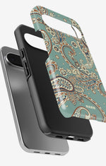 Google Pixel 10 Pro XL Tough Case – Paisley Green - View 3