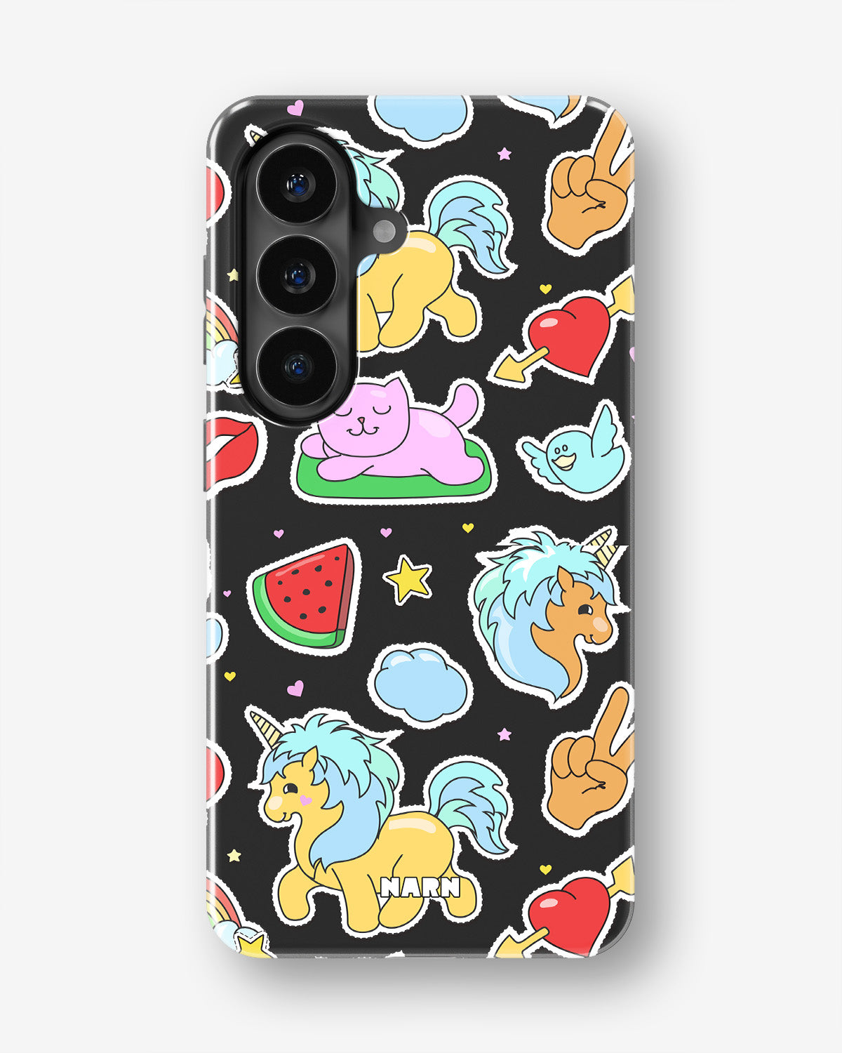 Samsung Galaxy S26 Tough Case – Cute Stickers - View 1