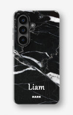 Samsung Galaxy S26 Tough Case – Custom - Black Marble - View 1