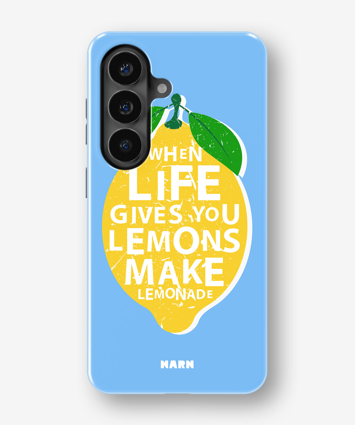 Samsung Galaxy S26 Tough Case – Lemon Quote - View 1