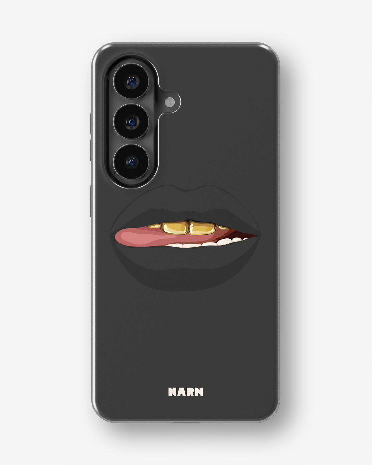 Samsung Galaxy S26 Tough Case – Golden Lips - View 1