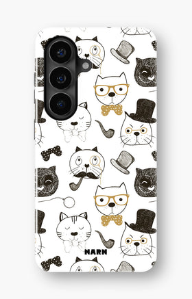 Samsung Galaxy S26 Tough Case – Cartoon Cats - View 1