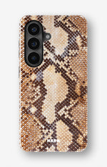Samsung Galaxy S26 Tough Case – Brown Snakeskin - View 1