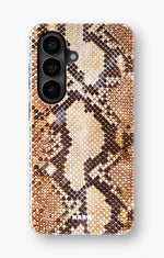 Samsung Galaxy S26 Tough Case – Brown Snakeskin - View 1