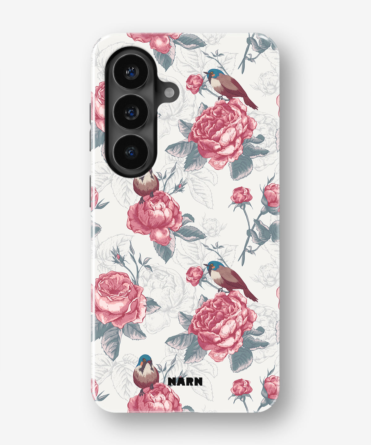 Samsung Galaxy S26 Tough Case – Birds Among Roses - View 1